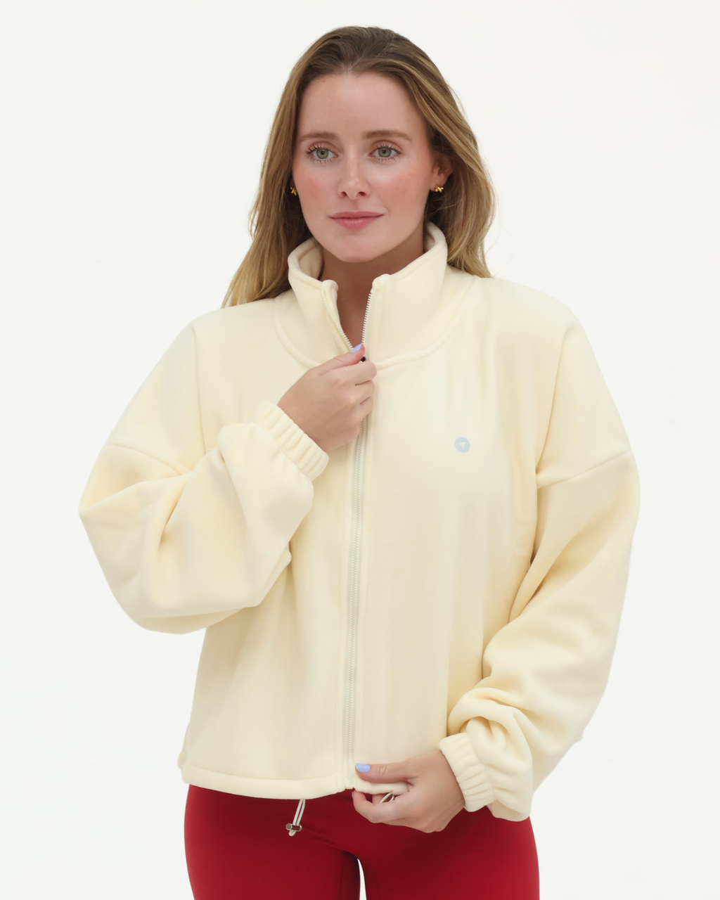 Cropped Zip Jacket High Neck